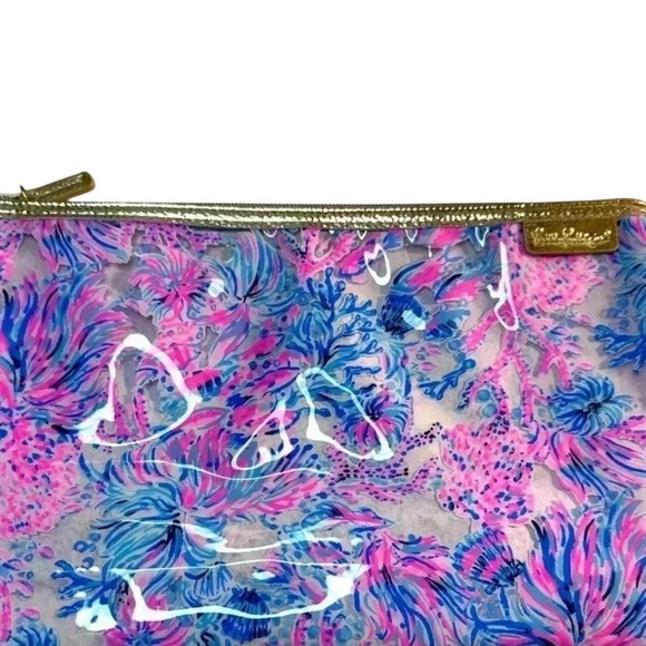 NWT! Lilly Pulitzer Celestial Blue pouch! - Picture 1 of 8